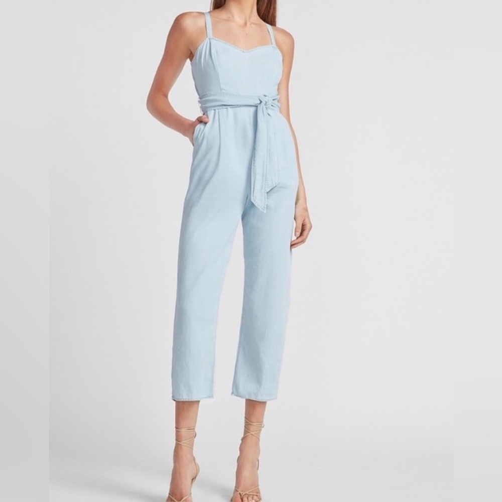Express Denim Jumpsuit